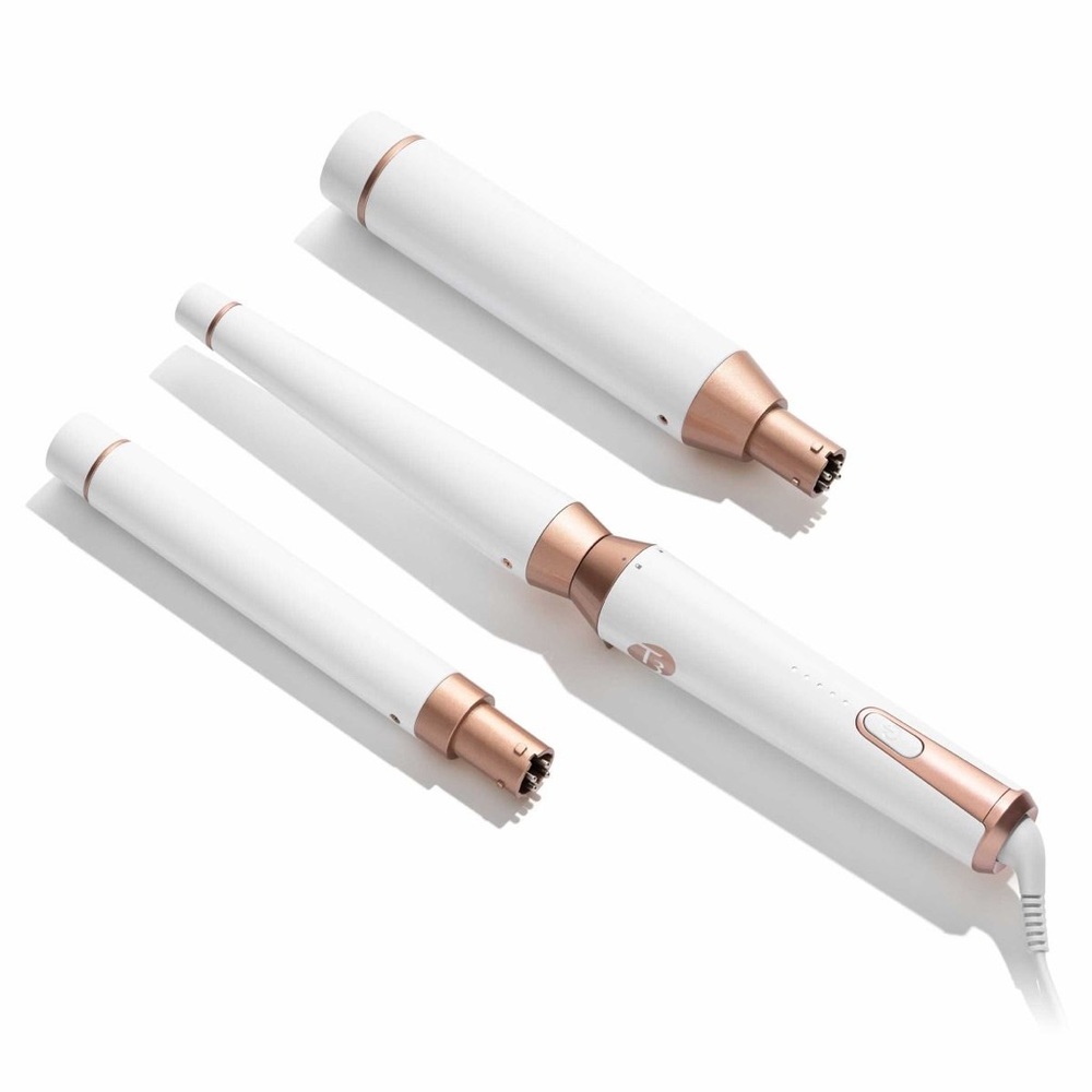 T3
Whirl Trio Interchangeable Styling Wand Set: Tapered, 1”, 1.5”